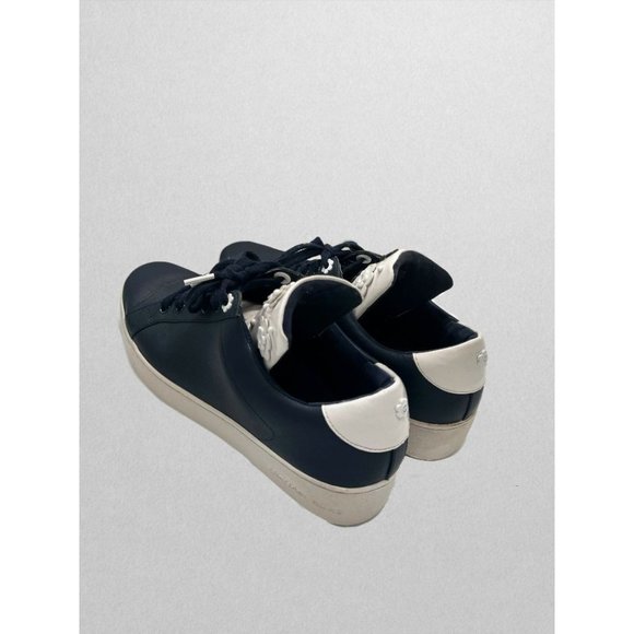 Michael Kors Black Fashion Sneaker with White/Black Flowers - Picture 5 of 5